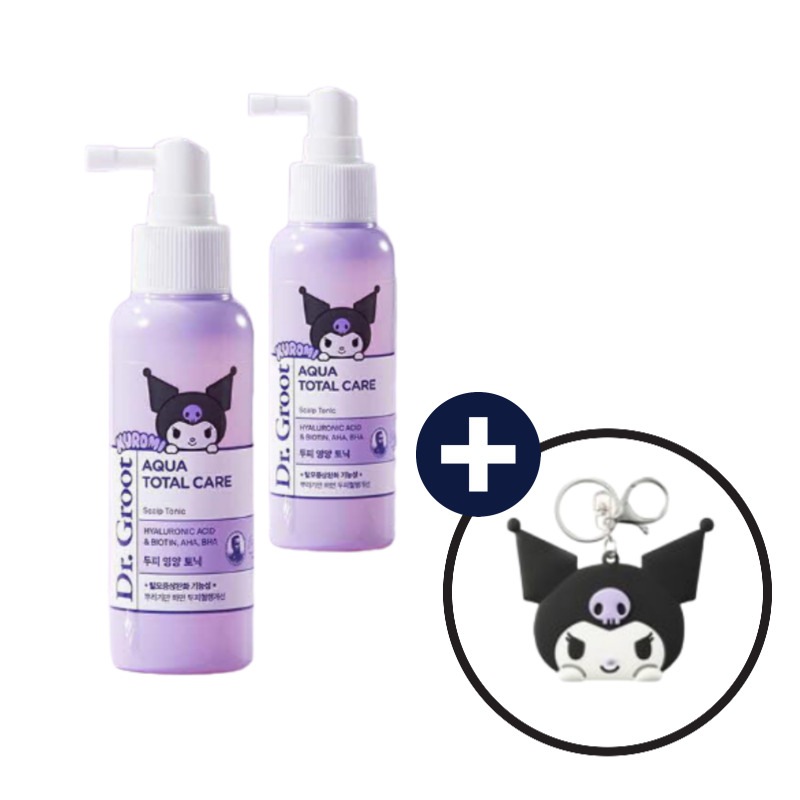 アクアスカルプ栄養トニック 100ml×2本セット ＋クロミミラーキーホルダー付き