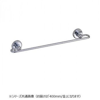 シロクマ プラネットタオル掛 400mm 金 BT-30