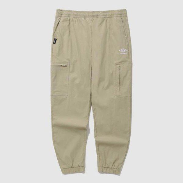 パンツ KQF UQ123CPT24-BEI カジュアル スパン カーゴ ジョガー パンツ / BEIGE