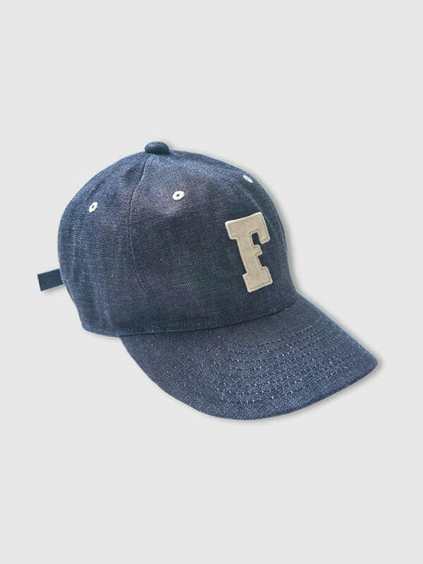 FULLCOUNT フルカウント キャップ メンズ レディース アメカジ 帽子 日本製 ブランド デニム 6Panel Denim Baseball Cap F Patch ベースボールキャップ
