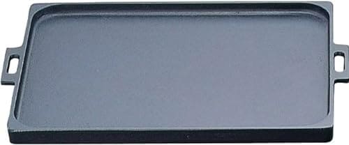 岩鋳 Iwachu オイルプレート どっしりくん 大 黒焼付 板厚7mm 直火用 南部鉄器 2301