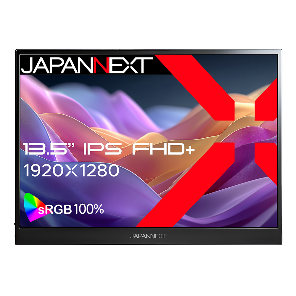 JAPANNEXTジャパンネクスト ディスプレイ(13.5型/IPS(AAS)/FullHD+ 1920×1280/60Hz/14ms)(ブラック) JNMDIPS135FP