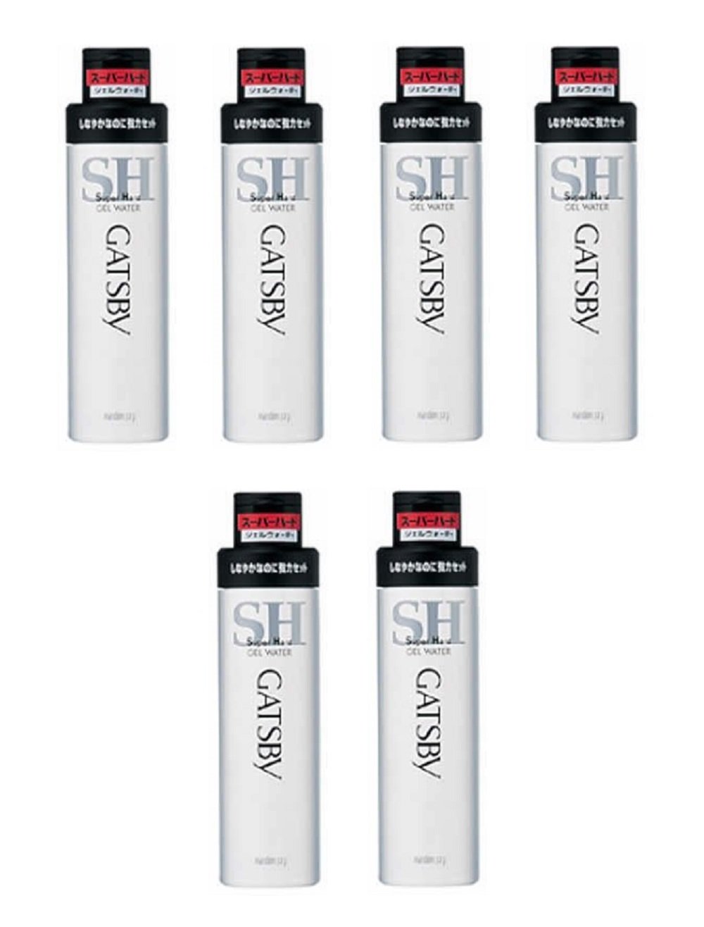 ギャツビー ジェルウォーター スーパーハード 200ml 6セット
