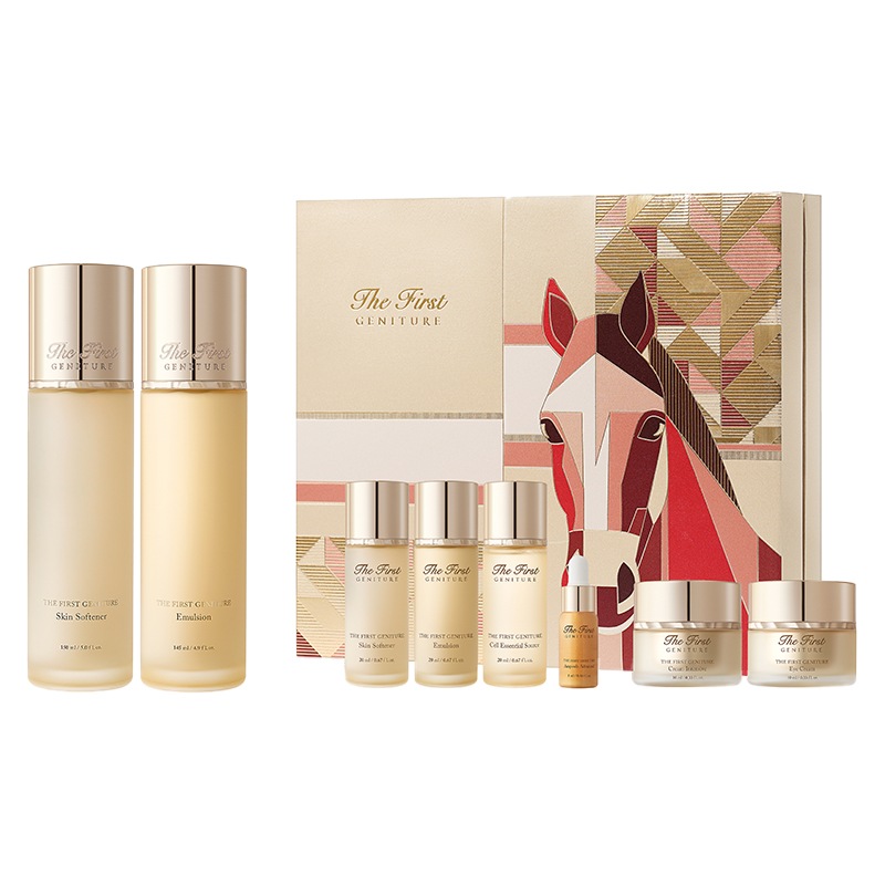 new ザ ファースト ゼネチュア 2種 企画セット／化粧水+乳液+サンプル6点付き/Geniture