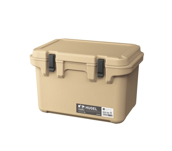 アイリスオーヤマ HUGEL クーラーボックス 40L TC-40 カーキ