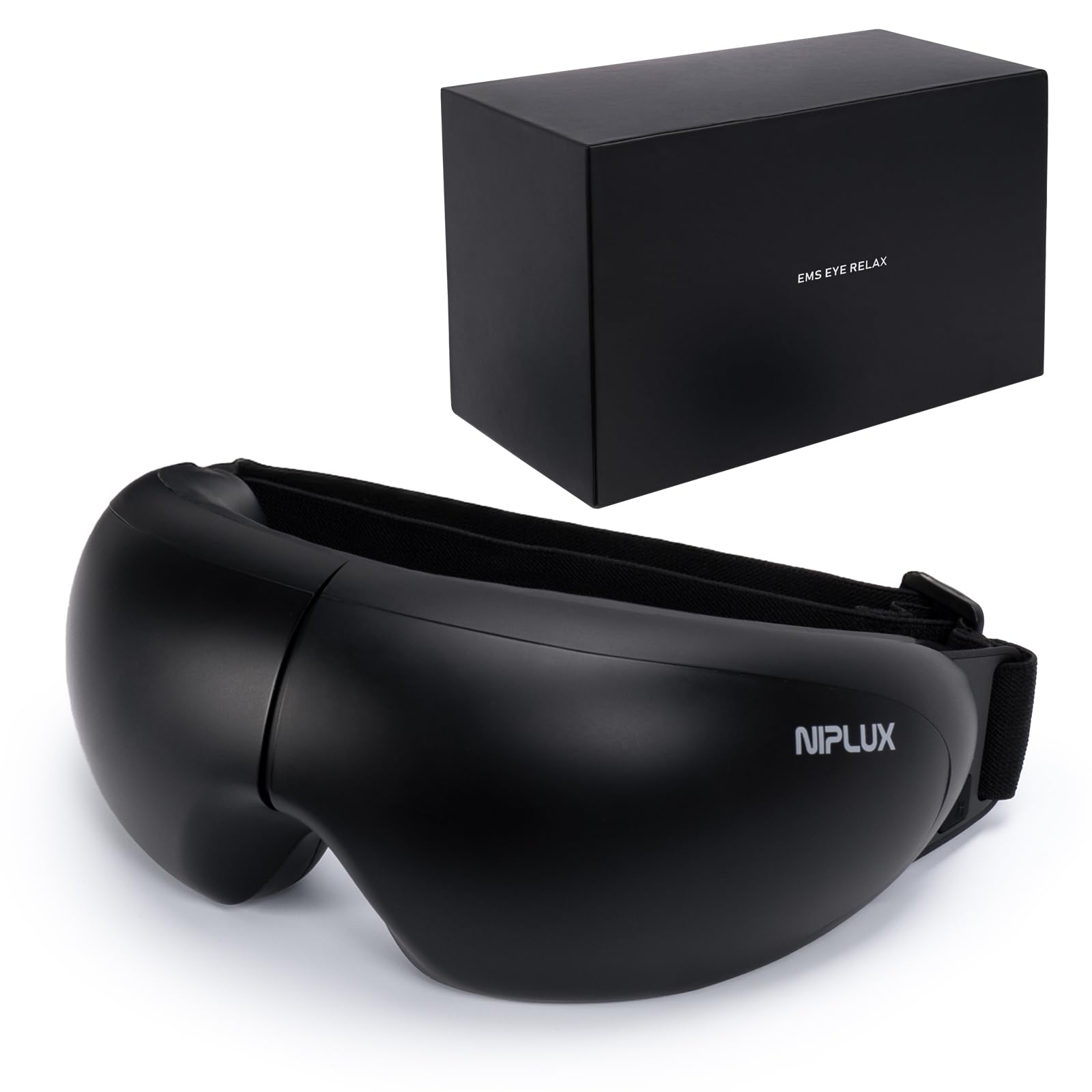 【九州大学博士監修】NIPLUX アイウォーマー EMS EYE RELAX 目元エステ ホットアイマスク EMS アイケア 目を温めるグッズ 目元 EMS 折り畳み式 父の日プレゼント