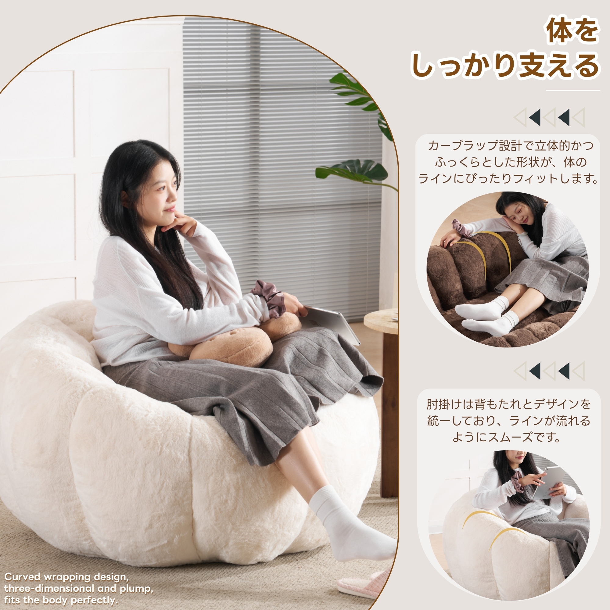 【国内出荷は送.料.無.料】【2~3人掛けソファ】圧縮ソファ　クッションソファー ソファー 座椅子 圧縮梱包 2人掛け　3人掛け　ソファ シンプル フロアソファー 座る 可愛い外観 実用性 コンパクト