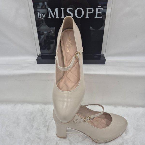 By 女性 メリージェーン パンプス 112HT431SS010 CREAM 3 JJ