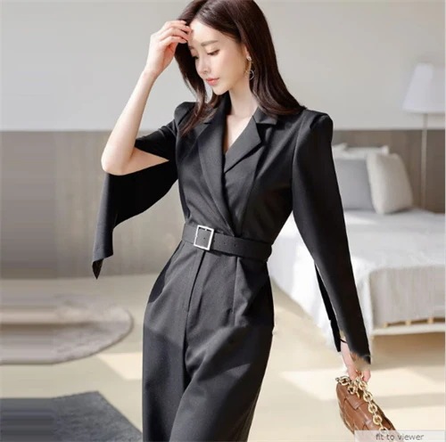 パンツドレス 結婚式 パンツスーツ レディース 長袖 スーツ フォーマル スリット サロペット 4,894円