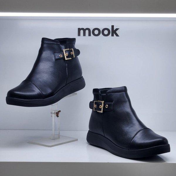 女性バックルポイント軽量モールド型アンクルブーツ 322614 SA HGSF1SD