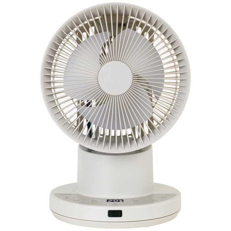 ヤマゼン　15cm DCモーター搭載 充電式サーキュレーター 扇風機 静音タイプ 背面・ガード・羽根取り外し可能 全分解　YKAR-BZX151-GG