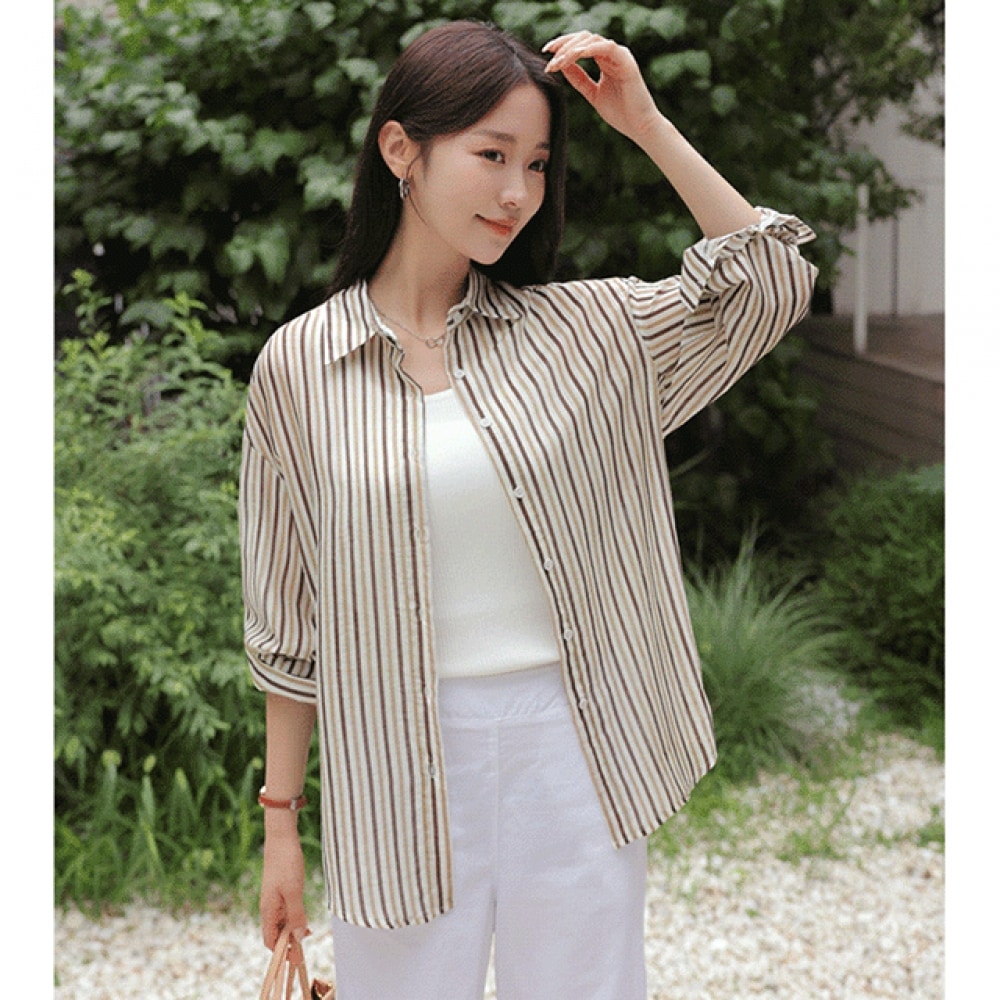 クリック&ファニーバインストライプシャツナシセット