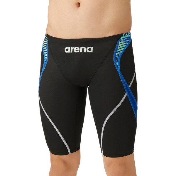 ARENA アリーナ レーシングスパッツ ハーフレッグ 水泳 水着メンズ競泳用 FINA公認 AS4FRC24M-BKBL