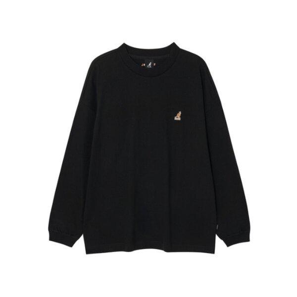 M 長袖Tシャツ CQK KREC-LT35330BK ロングスリーブ Tシャツ 3533 ブラック