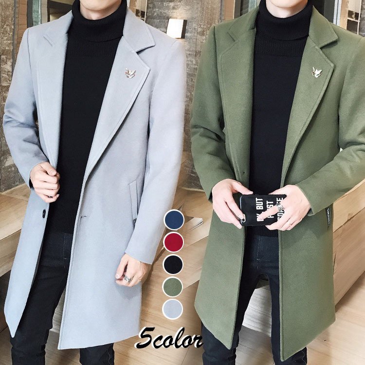 チェスターコート メンズ コート ダッフルコート メルトン ロングコート 通勤 ビジネスコート アウトドア アウター 長袖 冬服 スリム ファッション メンズコート