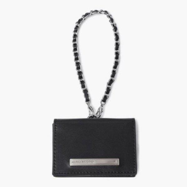 UQC QQ122WAO15-BLK 女性用レザーライクカード財布 / ブラック