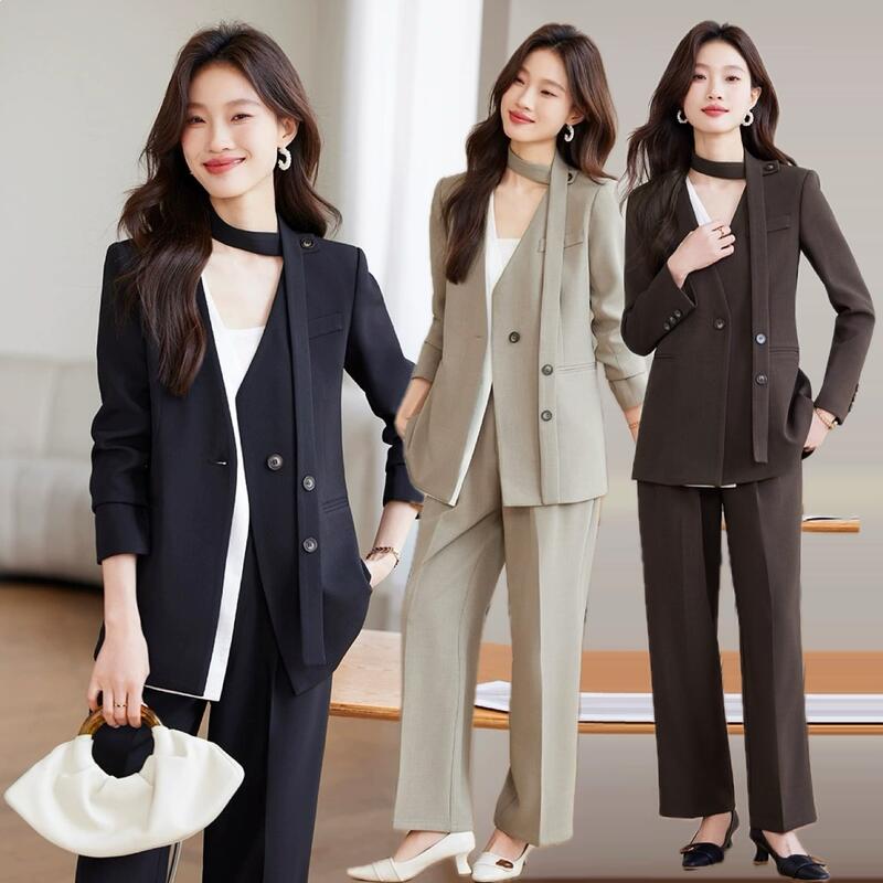 数量限定品S～4XL（5L）3色ブラック ブラウン ベージュ スーツ