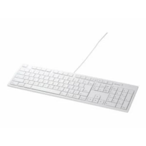 キーボード バッファロー 有線 USB BSKBM01WH USB接続 有線キーボード Macモデル ホワイト 4,254円