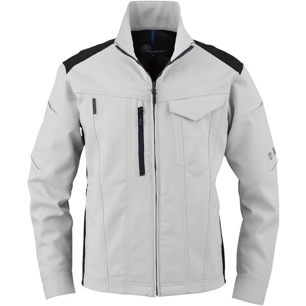 コーコス AE-9061 シルバー L エコストレッチ 長袖ブルゾン