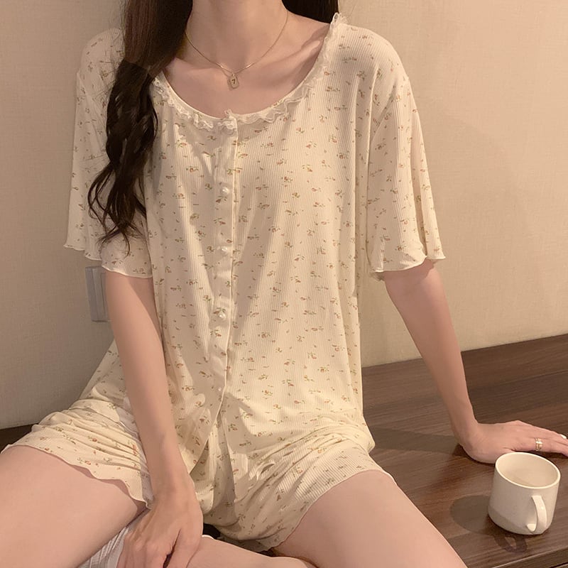 レディース ルームウェア 部屋着 寝巻 ナイトウェア リラックスウェア トップス ショートパンツ