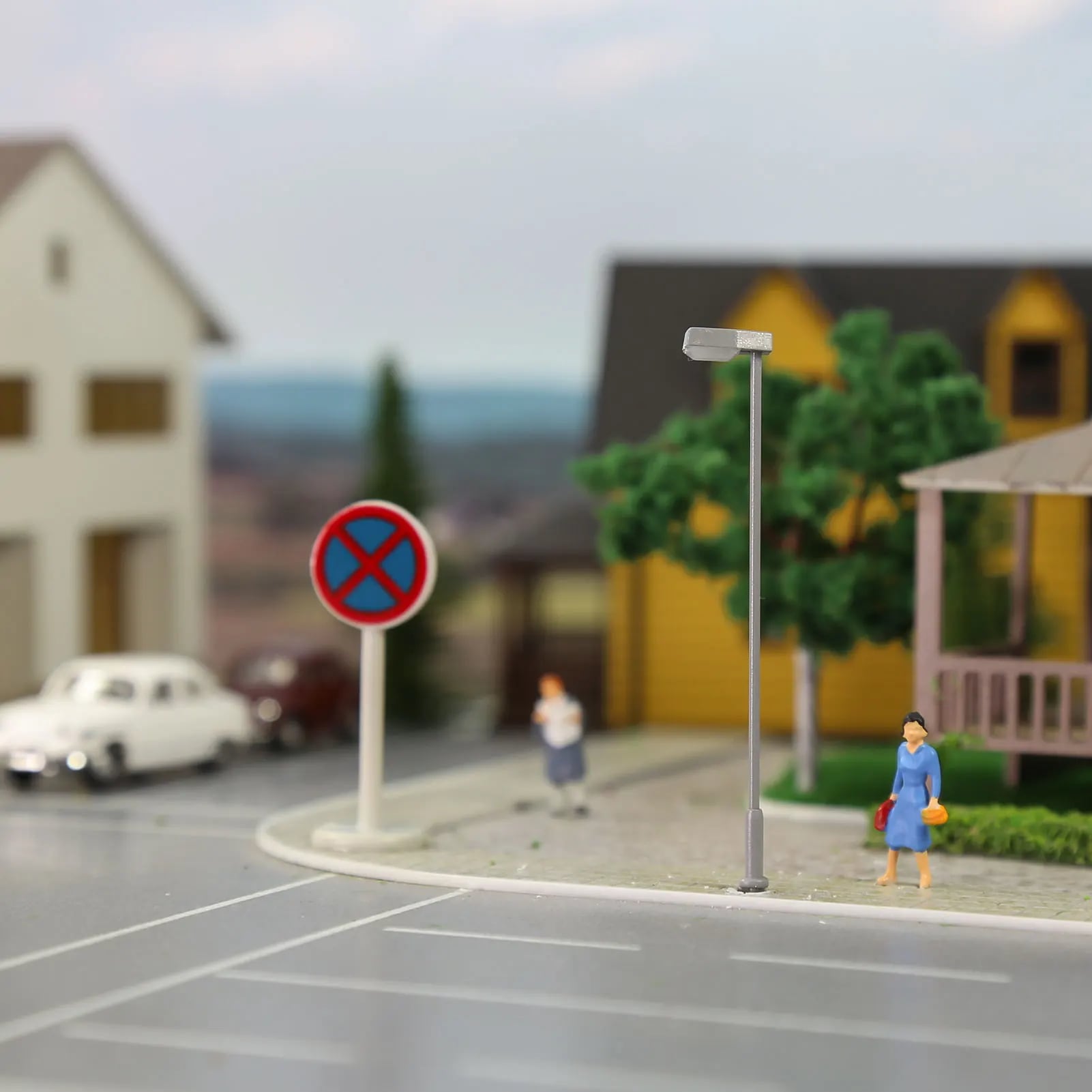 LD09 10個モデルレイアウト街路灯プラットフォームランプHO/TT/N/ZスケールLEDランプシェードウォームホワ 5,621円