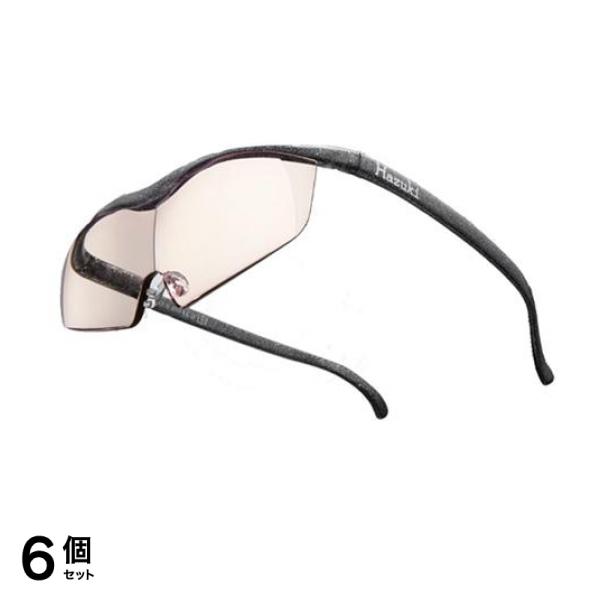 Hazuki ハズキルーペ ラージ 1.6倍 カラーレンズ 1個入 (ブラックグレー) 6個セット