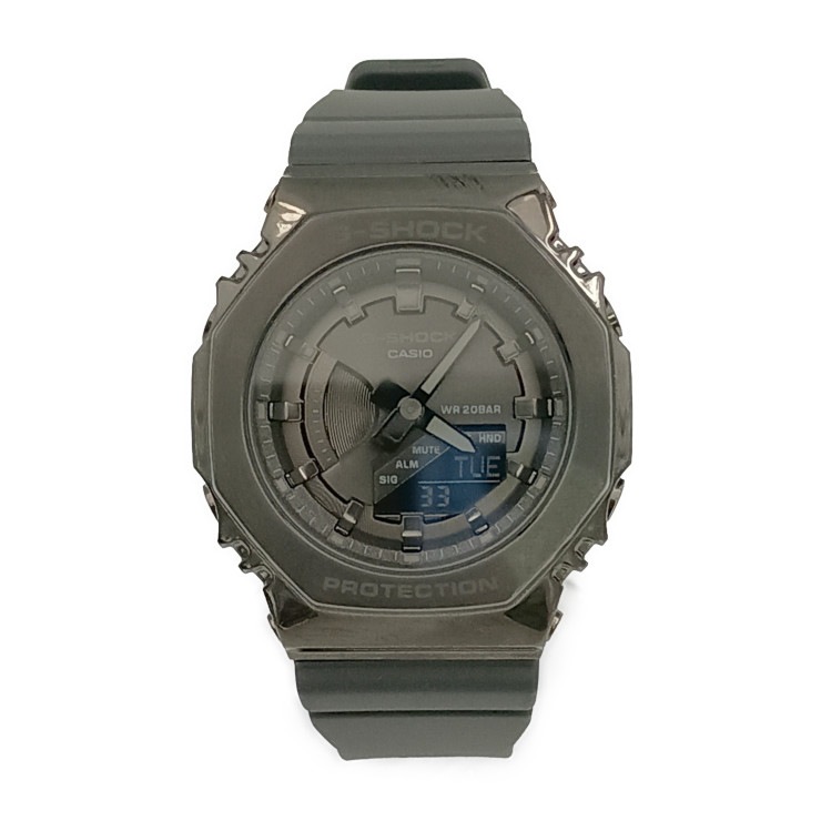 新古未使用展示品 CASIO カシオ 腕時計 G-SHOCK Gショック GM-S2100B-8AJF ブラック 樹脂 ステンレス レディース クオーツ アナデジ【本物保証】