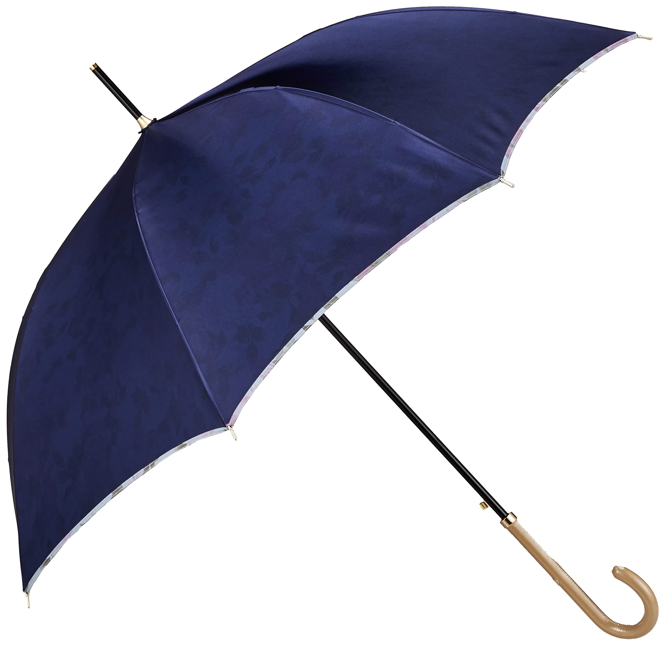 [ムーンバット] レディース長傘 Mila schon(ミラショーン) 両面転写プリント 婦人傘 長傘 耐風傘 ジャンプ傘 レディース