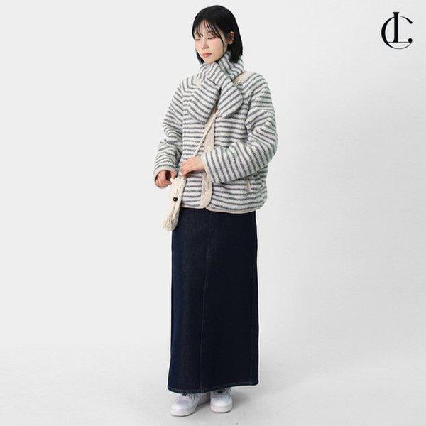 レディース冬マフラーセット 両面ボア パディングジャンパー LMV006