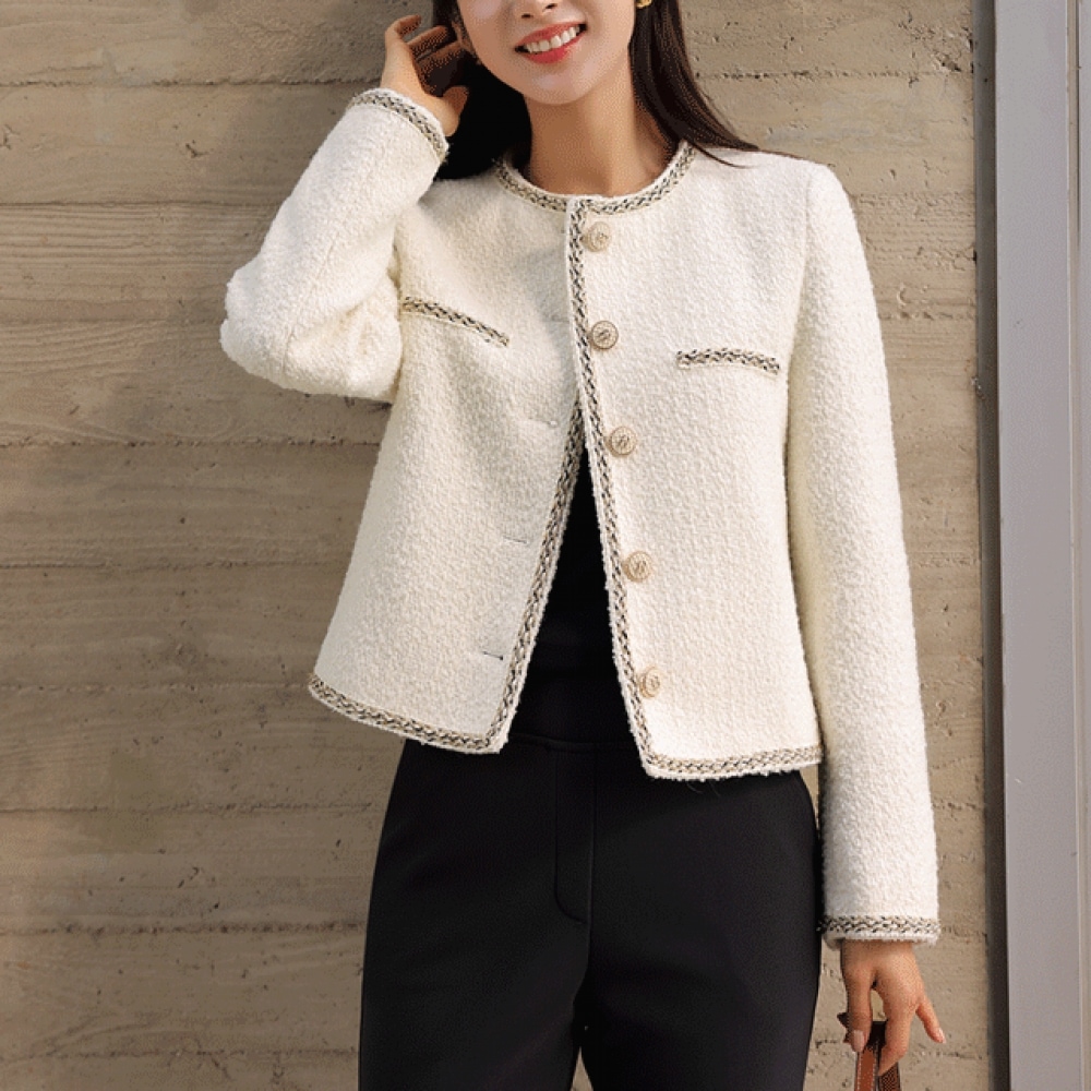 クリック＆ファニーレミデルツイードジャケット