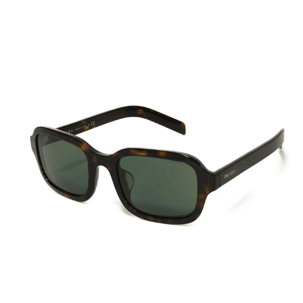 【中古】 サングラス ウェリントン プラスチック クリアブラック デミ柄 スクエア シェイプ アイウェア ロゴ SPR11X-F