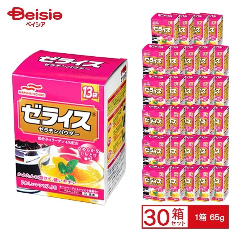 マルハニチロ ゼライス 65g(5g×13袋入)×30個 ケース販売 まとめ買い