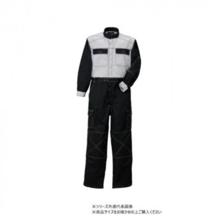 クレヒフク ツートンツナギ シルバーグレー LL 550