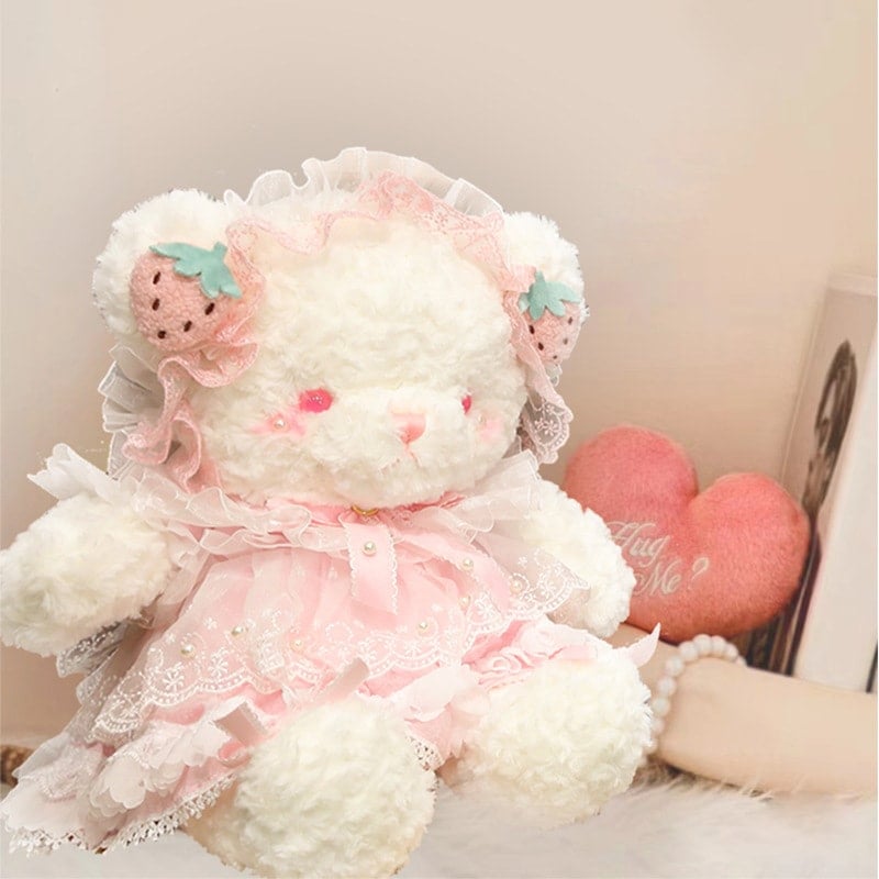 キュートで超キュートなテディベアぬいぐるみロリータ人形子供用寝かしつけ枕誕生日プレゼント