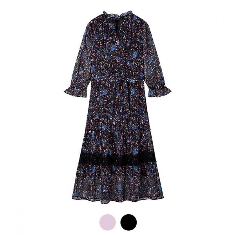 (アナルドバシーニ) (アナルドバシーニ) フリルシフォンドレス (AW03OP41W)