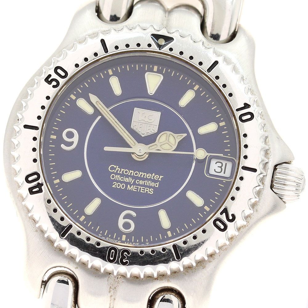 タグホイヤー TAG HEUER WG5214-P0 セル デイト クロノメーター 自動巻き ボーイズ _934398【中古】