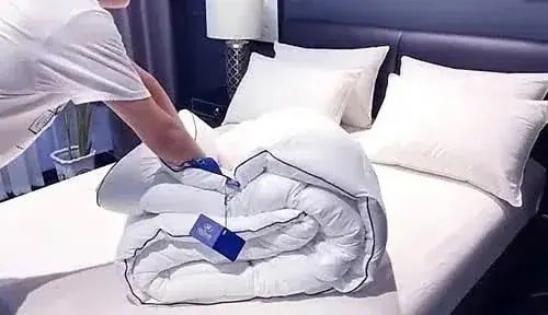 【幸運】最安中 25KG 羽毛布団 は布団 掛け布団 W羽毛含有量95% 布団カバー 羽毛寝具
