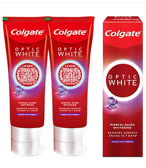 オプティック ホワイト ダージリン ミント 歯磨き粉 100g 2個