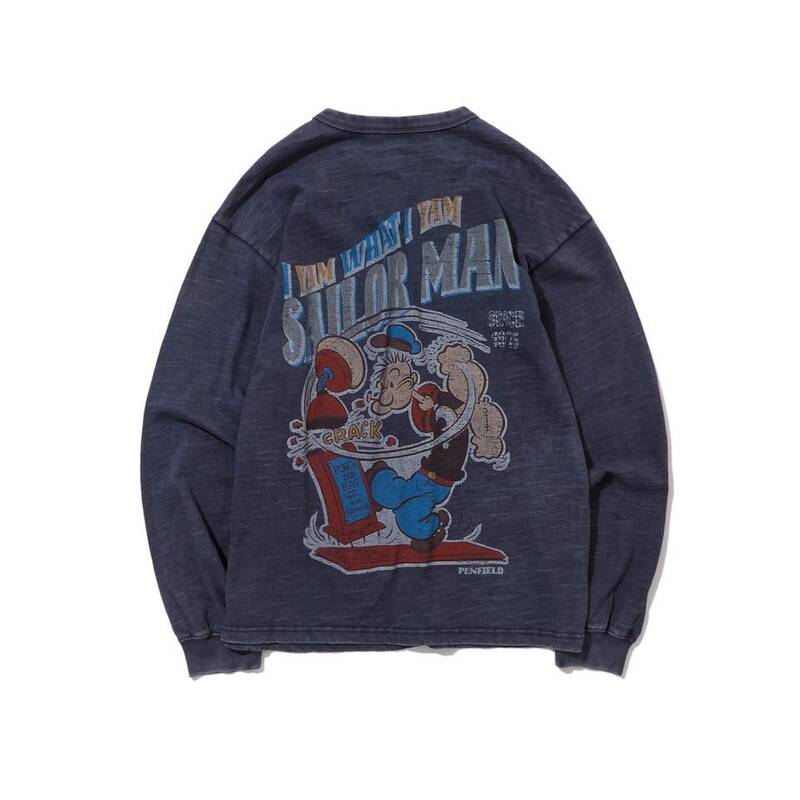 ペンフィールド PENFIELD スラブ ユニバーサル 長袖Tシャツ ネイビー FS1KT44U 480039