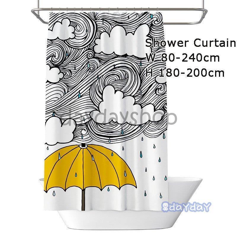 シャワーカーテン 防水 防カビ カーテンリング付属 150cm*180cm 間仕切り ユニットバス シャワーカーテン バスルーム お風呂 おしゃれ 仕切り