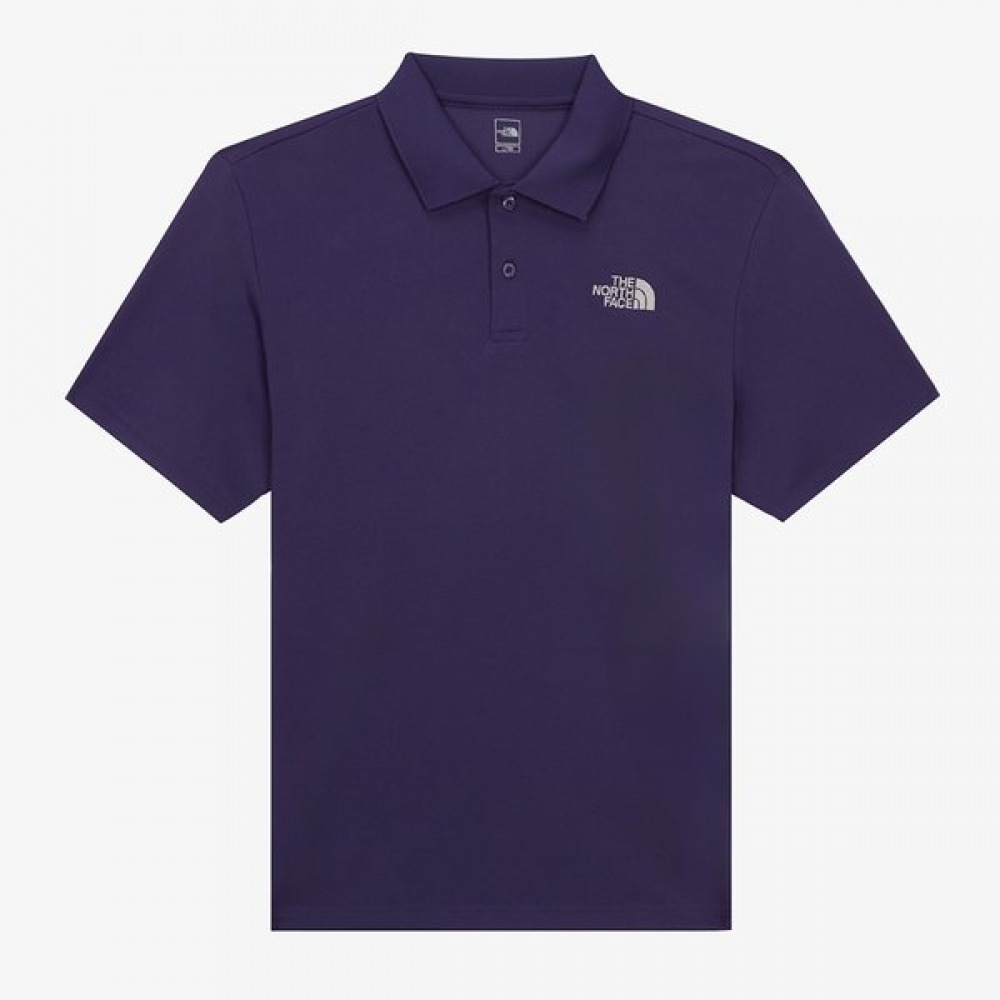 [ノースフェイス公式] NT7PR14D メンズフレッシュ EX ショートスリーブポロ_パープル