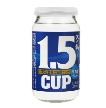 沢の鶴 丹頂 1.5カップ 270ml40本【北海道東北四国九州沖縄県は別途送料がかかります】