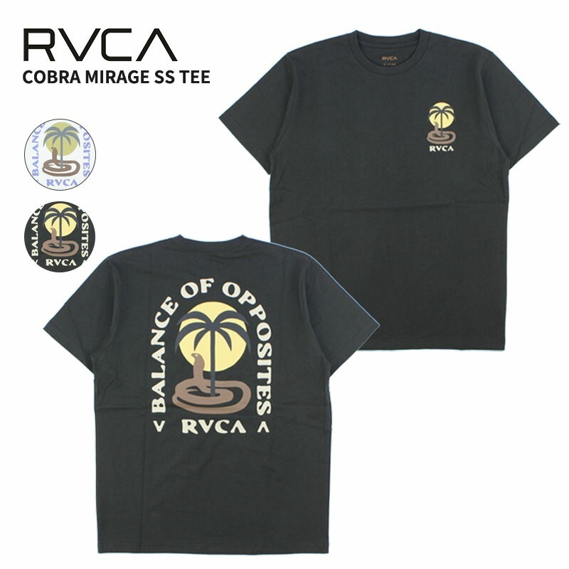 ルーカ 半袖Tシャツ RVCA メンズ 半袖 Tシャツ bd041-240 ネコポス送料無料