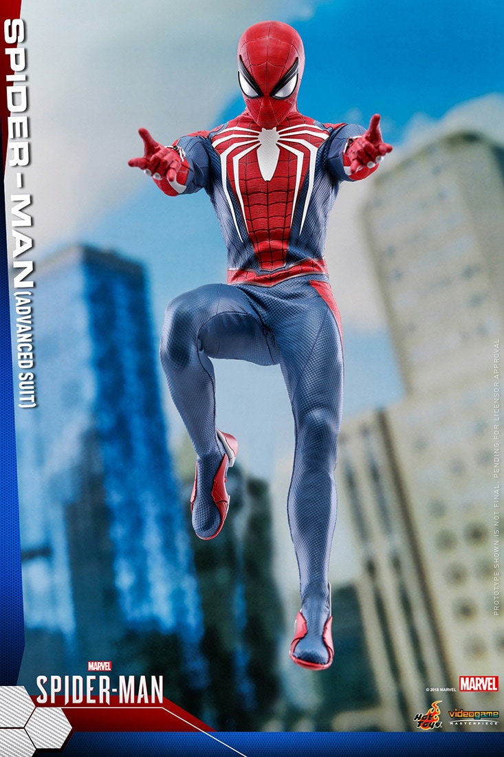 新品未開封HOTTOYSホットトイズ １／６VGM31 『Ｍａｒｖｅｌ’ｓ　Ｓｐｉｄｅｒ－Ｍａｎ』 フィギュア　スパイダーマン（アドバンスドスーツ版）