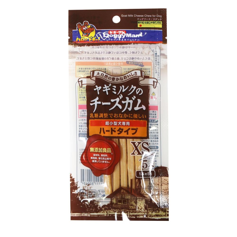（まとめ買い）ヤギミルクのチーズガム ハードタイプ XS 5本 犬用おやつ [x16]おやつ