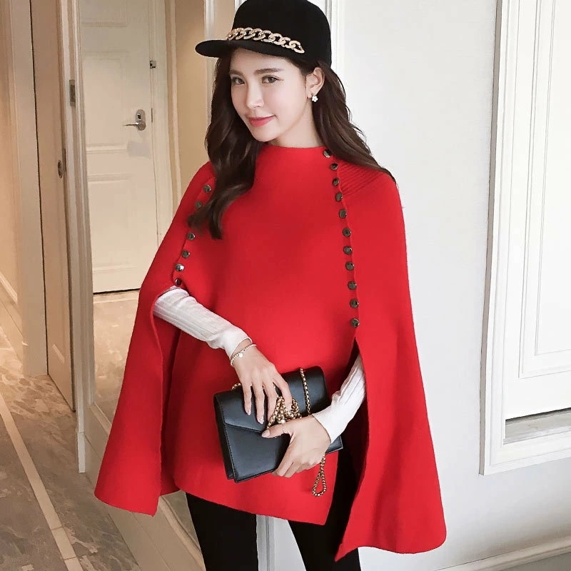 ジャケット 秋 新年 ニット 減齢 ワイド アウター