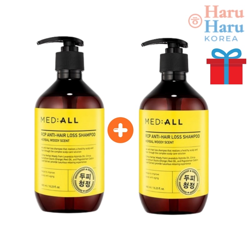 【韓国人気シャンプー 1+1】アンチヘアロス シャンプー 480ml 2個/韓国　シャンプー/ヘアケア/頭皮ケア/脱毛予防/エイジングケア/低刺激/弱酸性/水分 保湿 ツヤ/香水シャンプー/韓国コスメ