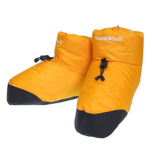 モンベル サンダル キャンプシューズ 靴 メンズ レディース ウィンドストッパー ダウン フットウォーマー L イエロー WINDSTOPPER Down Booties RL1118762YL mo