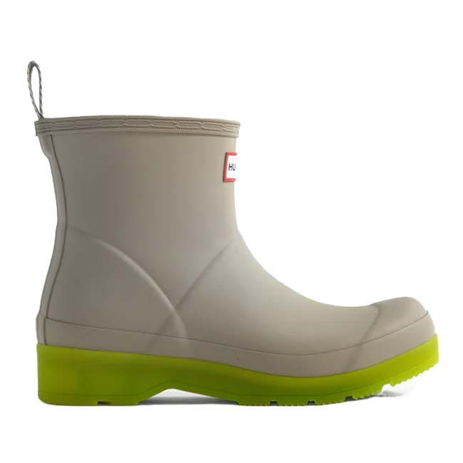 在庫処分特価 HUNTER(ハンター) 2024 レディース プレイ ショート トランスルーセント ソールブーツ 国内正規商品 雨靴 WFS4001RMA-SKG SストーンAG