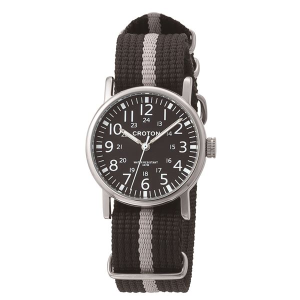 CROTON （クロトン） 腕時計メンズ 3針 ナイロン RT-173M-02